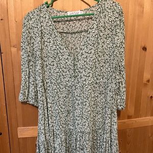 P&P Green Floral Dress